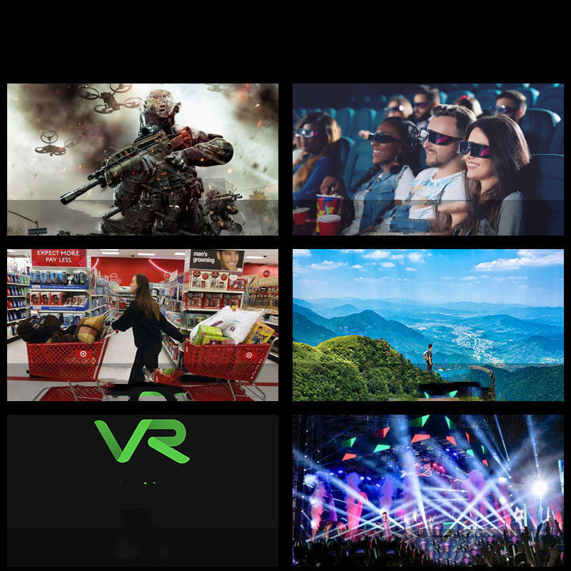 New VRG Pro 3D VR Glasses - Full Screen Wide-Angle