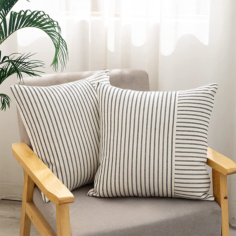 Modern decorative striped pillow cover Home Home Sofa Bedroom Cushion