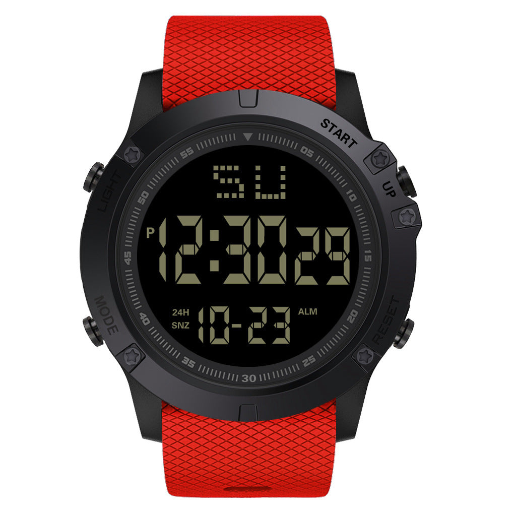 Reloj electrónico deportivo para hombre de acero inoxidable