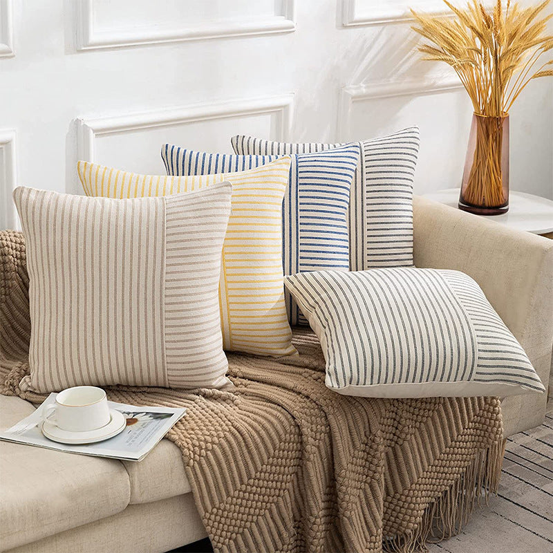 Modern decorative striped pillow cover Home Home Sofa Bedroom Cushion