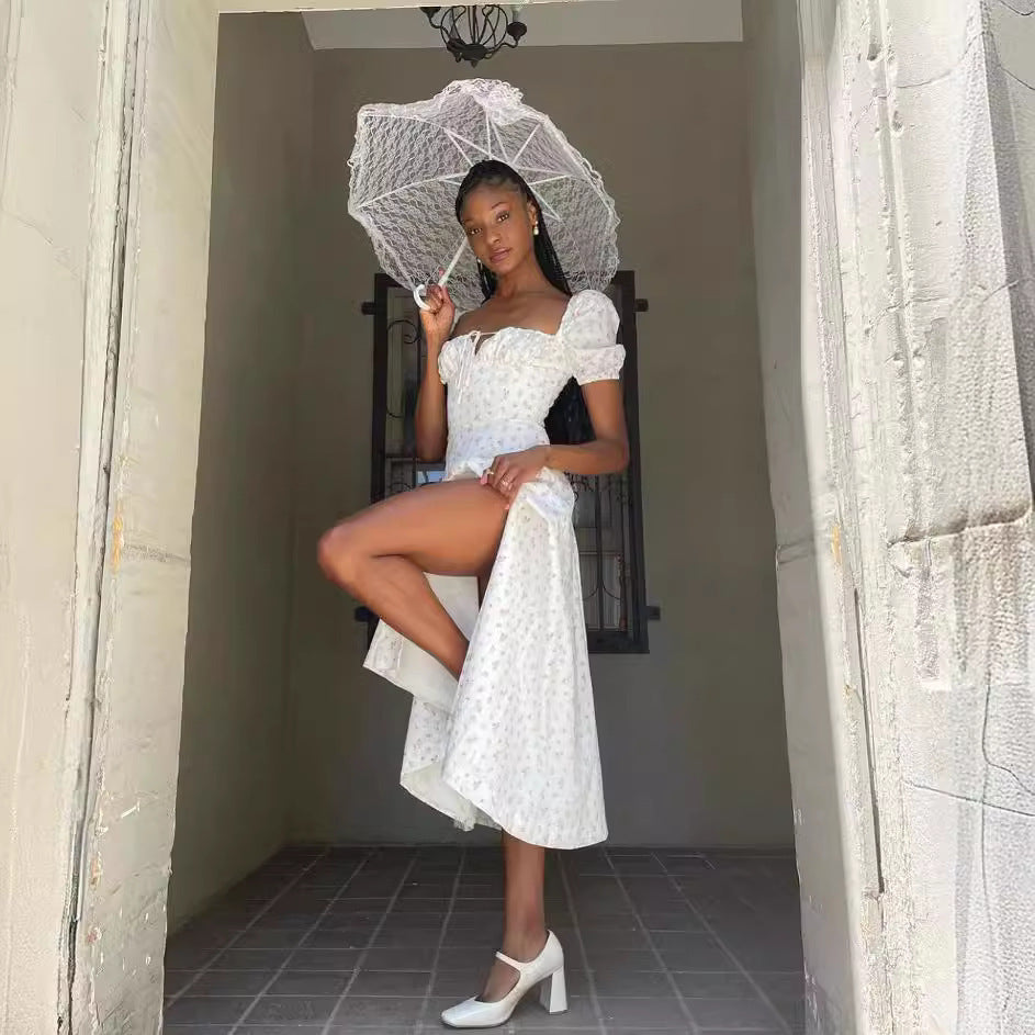 Everyday Fashion Casual Dress Women's Temperament Floral Skirt