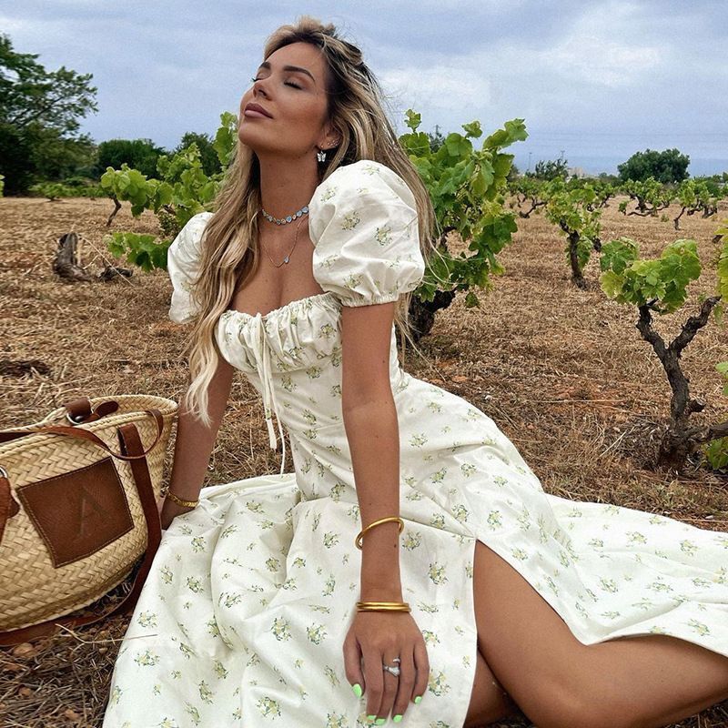 Everyday Fashion Casual Dress Women's Temperament Floral Skirt