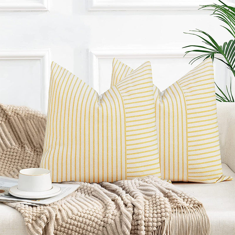 Modern decorative striped pillow cover Home Home Sofa Bedroom Cushion
