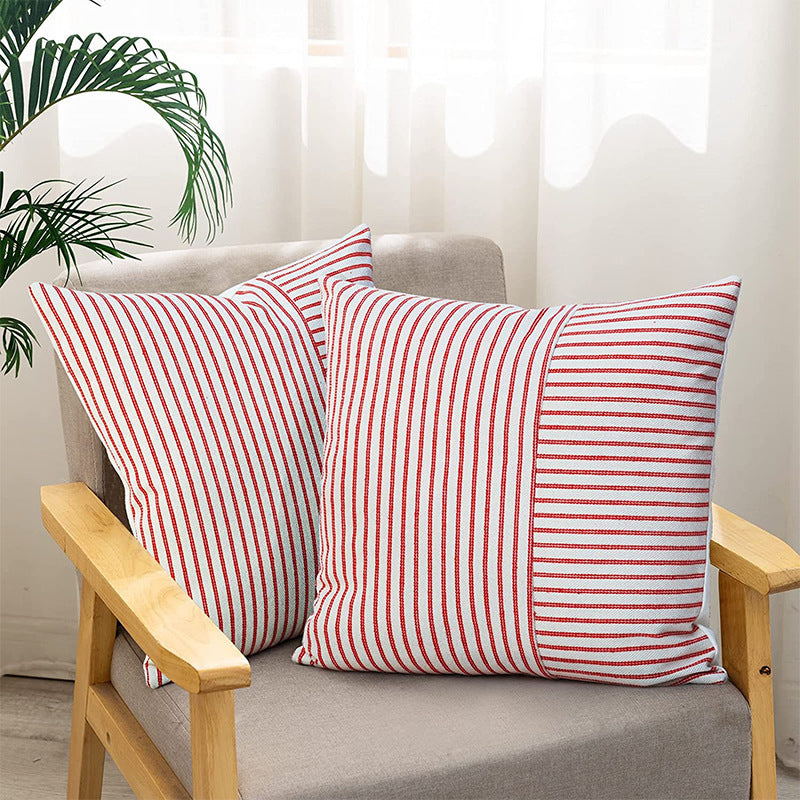 Modern decorative striped pillow cover Home Home Sofa Bedroom Cushion
