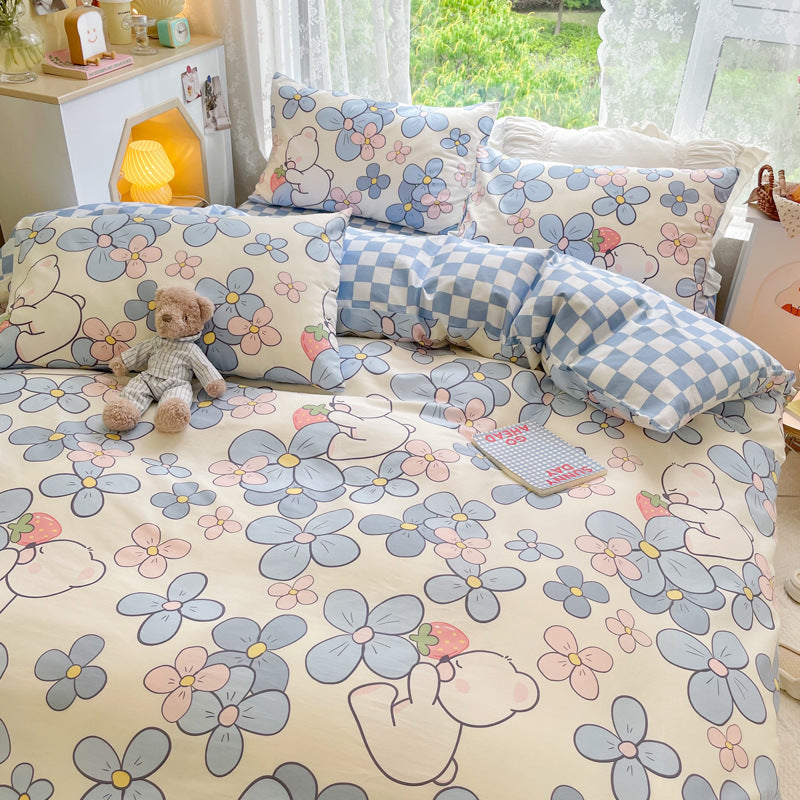 Skin-friendly Cotton Quilt Cover For Home Use