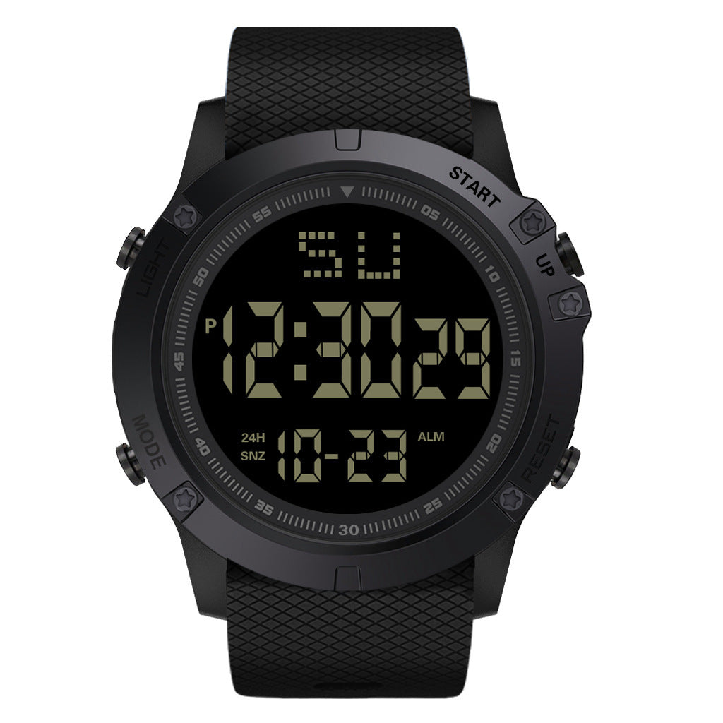 Reloj electrónico deportivo para hombre de acero inoxidable