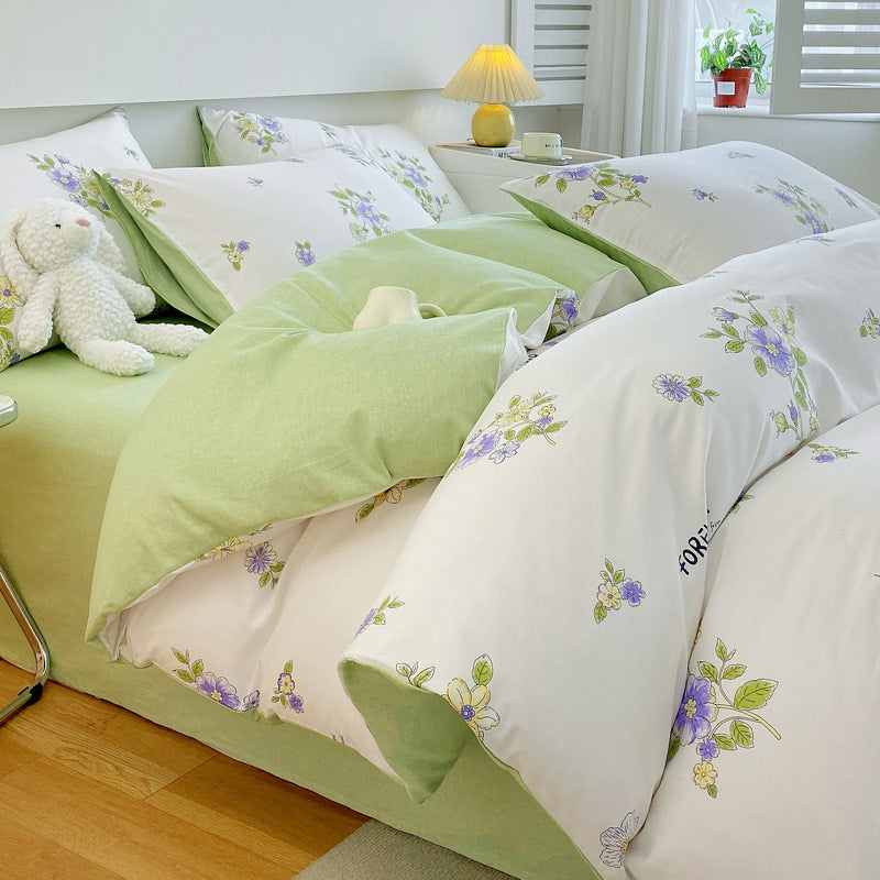 Skin-friendly Cotton Quilt Cover For Home Use
