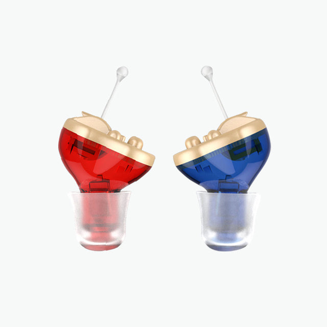 Audífonos digitales Q70 CIC para personas con sordera. Auriculares inalámbricos invisibles. Herramientas de ajuste de oído. Amplificador de audio. Dispositivos de escucha.